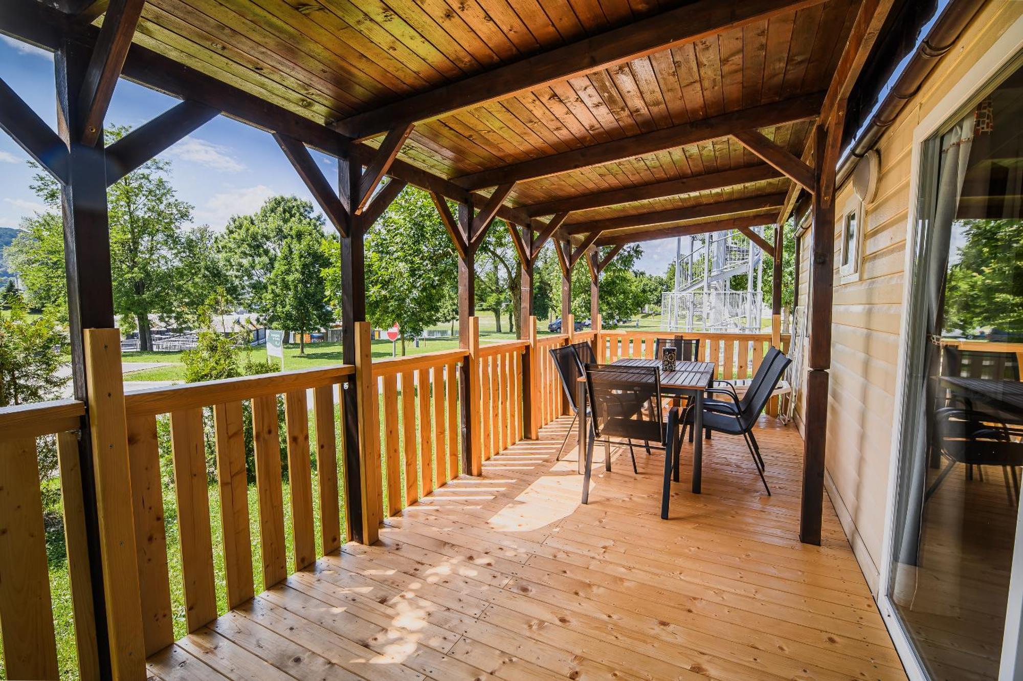 Lake View Mobile Homes With Thermal Riviera Tickets In Terme Catez Catez ob Savi Εξωτερικό φωτογραφία