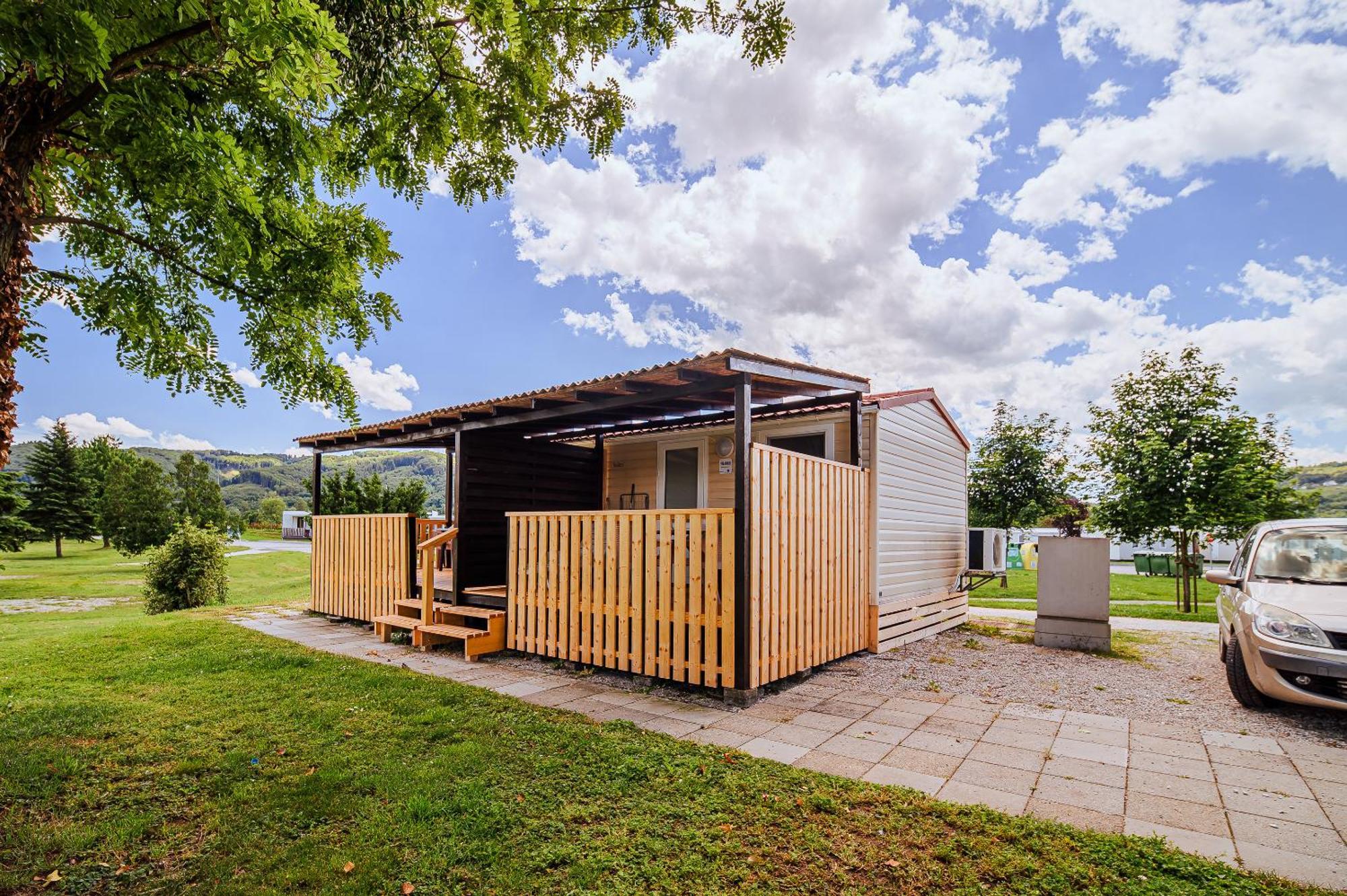 Lake View Mobile Homes With Thermal Riviera Tickets In Terme Catez Catez ob Savi Εξωτερικό φωτογραφία